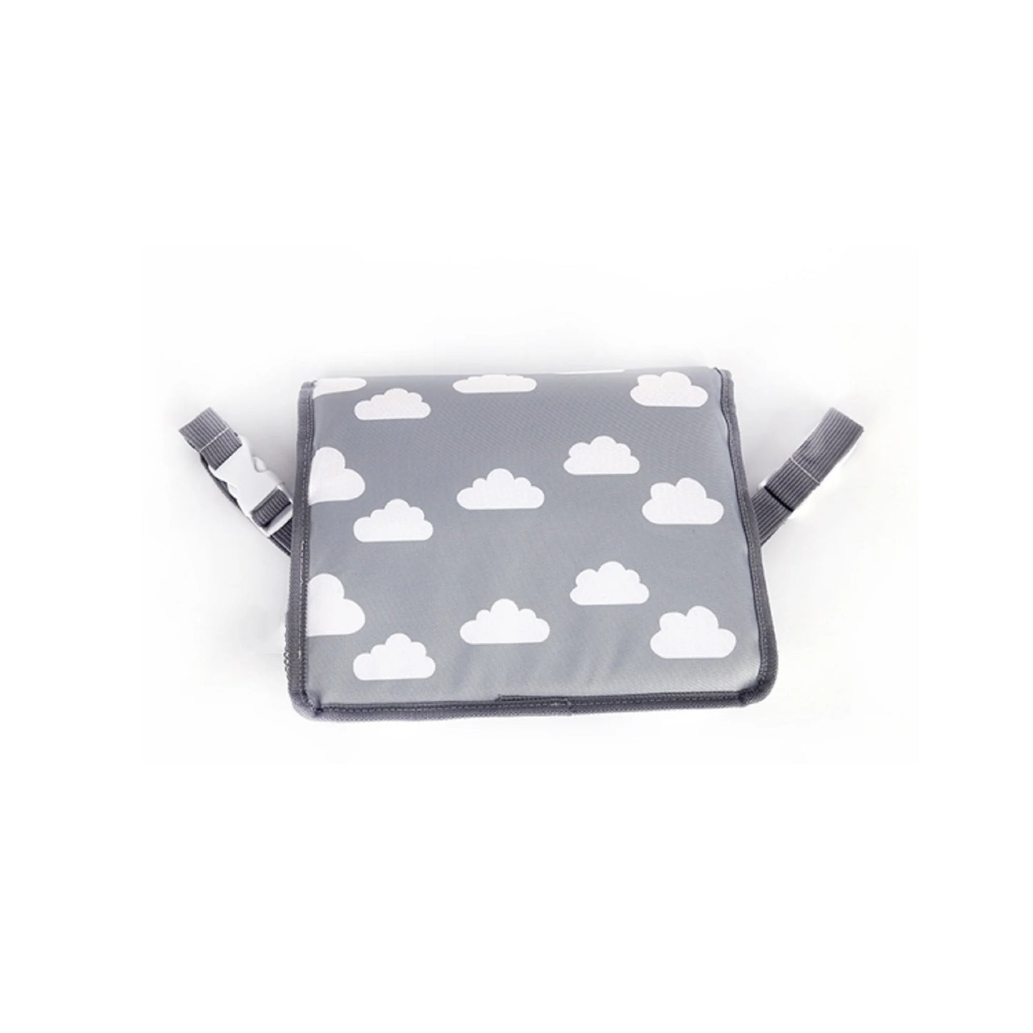 Nursery Baby Caddy Diaper Organizer Bags, Hanging Baby Shower Gifts for Infant Newborn Store Diaper Lotion Wet Wipes , Grey & White