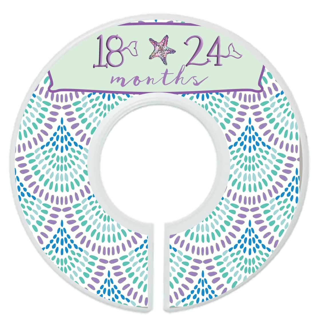 Nursery Closet Dividers Closet Organizers Baby Girl Clothes Dividers Mermaid
