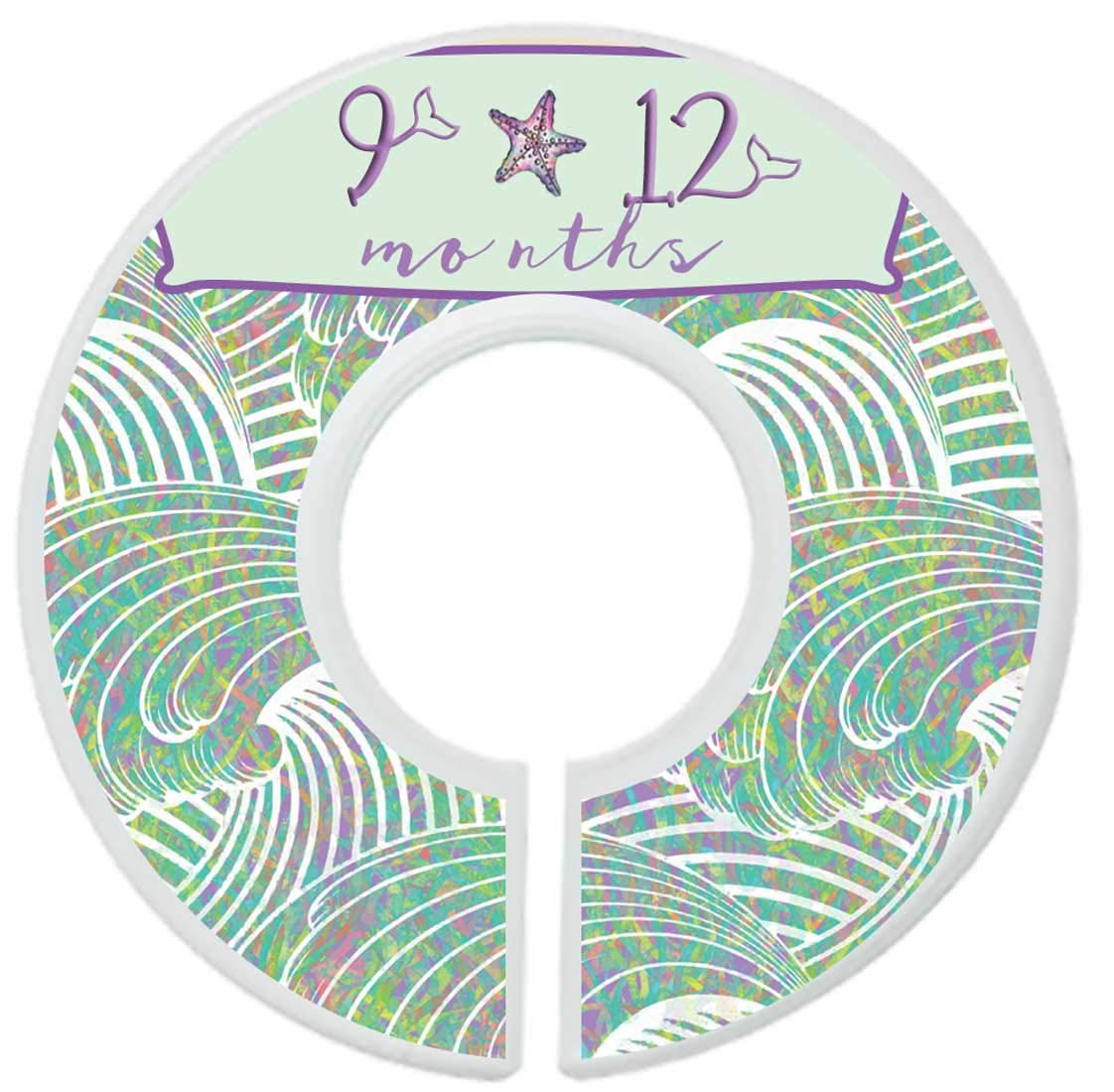 Nursery Closet Dividers Closet Organizers Baby Girl Clothes Dividers Mermaid